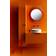 Зеркало круглое LAUFEN Kartell BY 780 мм, оранжевое Фотография_1