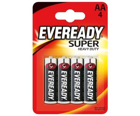 Элемент питания Eveready Super HD AA-R6 4шт. 7084(1*24)