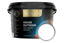 Краска фасадная SOLEX HOUSE OUTDOOR, 14 кг