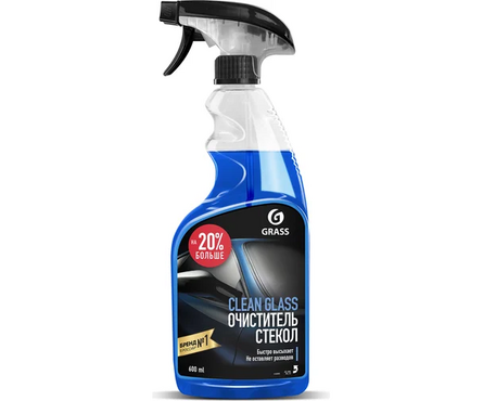 Средство для мытья стекол авто Clean Glass GRASS 0.6 л Фотография_0