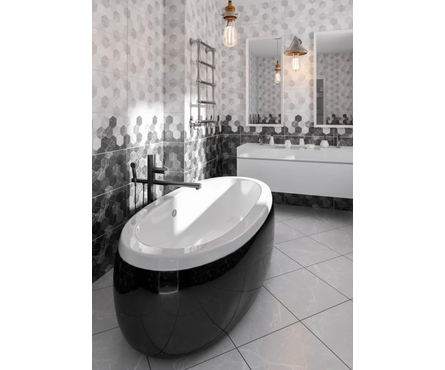 Плитка для пола Дайкири Белый G 418х418х8 мм Березакерамика 1 сорт Фотография_1