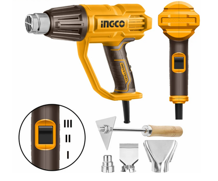 Фен технический 2000 Вт 50-550 °С HG200078 INGCO Фотография_1