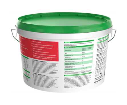 Шпаклевка готовая финишная полимерная ЮНИС Теплон Pasta 15 кг Фотография_1