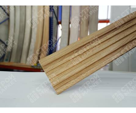 Реечная панель МДФ Дуб Сонома 2750х121х10 мм (8 шт/уп) Фотография_2