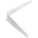 Кронштейн угловой СИБРТЕХ с ребром, 125х150 мм, белый Фотография_0