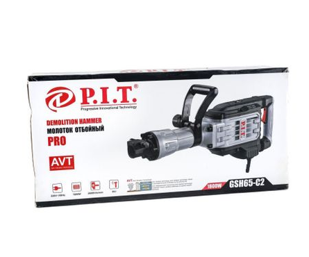 Молоток отбойный 50 Дж, 1800 Вт, 1500 уд/мин, GSH65-C2 P.I.T. Фотография_4