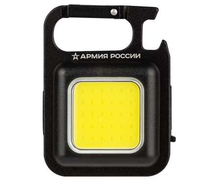 Фонарь брелок аккумуляторный светодиодный ВА-501 Армия РОССИИ IP40 ЭРА Фотография_1