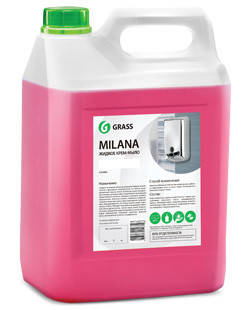 Жидкое крем-мыло Milana спелая черешня GRASS 5 л Фотография_0