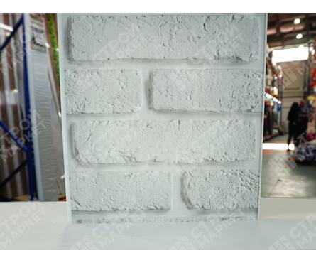 Панель ПВХ Кирпич №347 250x2700х8 мм (0.675 м²) Фотография_2