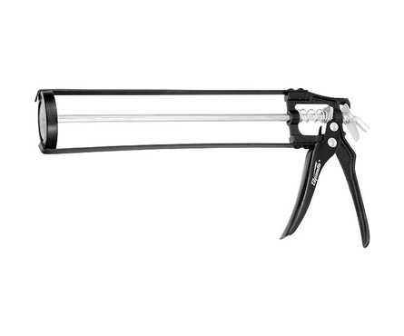 Пистолет для герметика Sparta скелетный, усиленный с фиксатором, 6-гранный, шток 7 мм, 310 мм Фотография_0