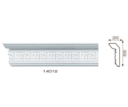 Плинтус потолочный 1,3м Инжекционный Лагом 14012, для натяжного потолка Фотография_0