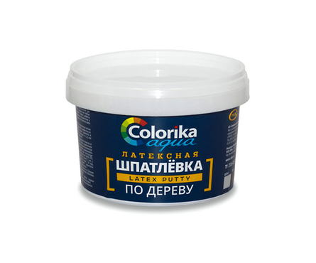 Шпатлевка по дереву Colorika Aqua латексная, белая, 0.4 кг Фотография_0