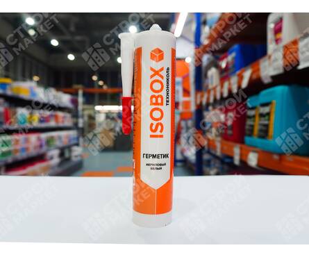 Герметик акриловый окрашиваемый ISOBOX ТЕХНОНИКОЛЬ 260 мл белый Фотография_1