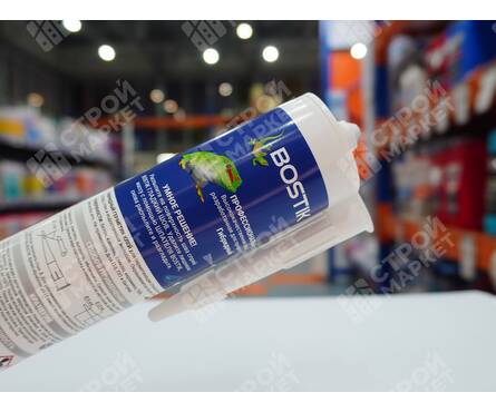 Герметик кровельный гибридный BOSTIK кровля и балкон 280 мл серый Фотография_3