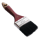 Кисть плоская Santool Мастер 2.5 черная, натуральная щетина, деревянная ручка, 63 мм Фотография_0