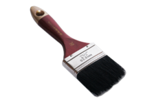 Кисть плоская Santool Мастер 2.5 черная, натуральная щетина, деревянная ручка, 63 мм