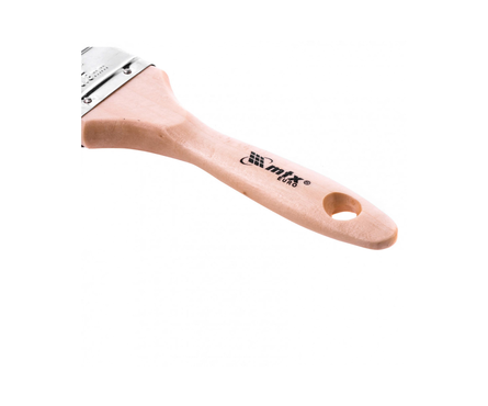 Кисть плоская Matrix Евро 2.5 натуральная щетина, деревянная ручка, 63 мм Фотография_1