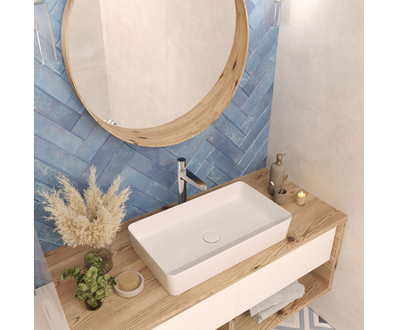 Умывальник на столешницу 500х345х110 мм прямоугольная A442В EVA GOLD Фотография_1