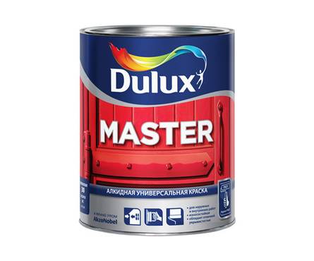 Краска алкид. Dulux MASTER 30 BW д/дерева и металла 2,5л