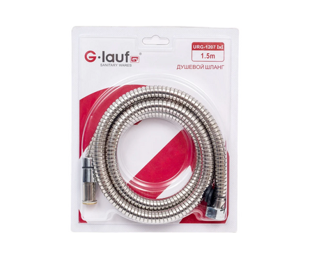 Шланг душевой 150 см имп\кон Glauf URG-1207 блистер Фотография_1
