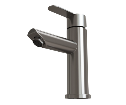 Смеситель для умывальника однорычажный MIXLINE литой гусак хром Stainless MLSS32-04 Фотография_1