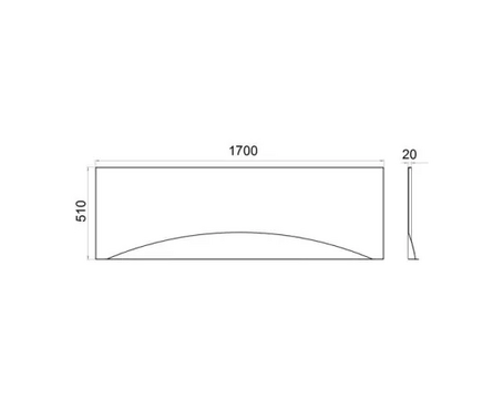 Экран к ванне Gamma/Стандарт/нерея/Ультра/Рига/Европа 1700 Фотография_1