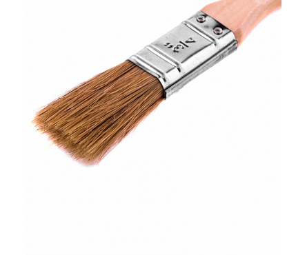 Кисть плоская 20 мм 3/4 нат. щетина, деревянная ручка Евро MATRIX Фотография_1