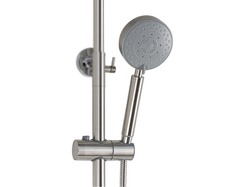 Душевая система (35 к.с изл.+лейка 1 поз.+душ. шланг+троп. душ) 9498 Термостатический сатин MAGNUS Фотография_3