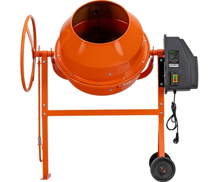 Бетоносмеситель 180 л 700 Вт чугунный венец БСН-180 СИБРТЕХ Фотография_1