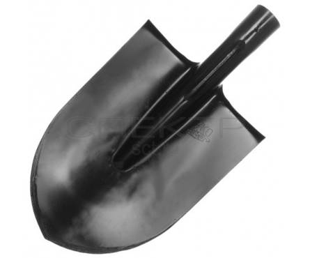 Лопата штыковая ЛКО с ребром жесткости, рельсовая сталь, деревянный черенок Фотография_0