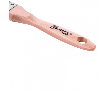 Кисть плоская 20 мм 3/4 нат. щетина, деревянная ручка Евро MATRIX Фотография_2