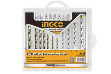 Набор сверл и бит 19 шт INGCO