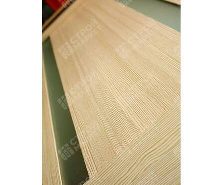 Дверь межкомнатная Лиственница Кремовая L1 со стеклом 800х2005 мм Фотография_2