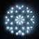 Фигура Снежинка белое свечение, диаметр 40 см, 30 LED, 220V, контроллер, 8 режимов Фотография_2