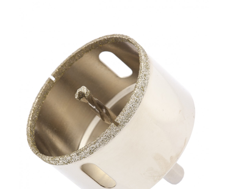 Коронка алмазная по керамограниту 68 мм с центрирующим сверлом MATRIX Фотография_1