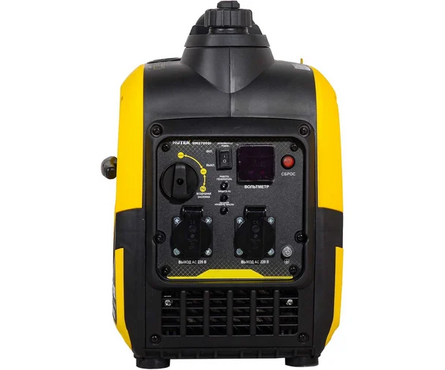 Генератор бензиновый инверторный 2.5 кВт 220 В бак 6 л ручной стартер DN2700Si HUTER Фотография_1