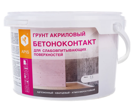 Грунт APIS Бетоноконтакт 3.5 кг Фотография_0