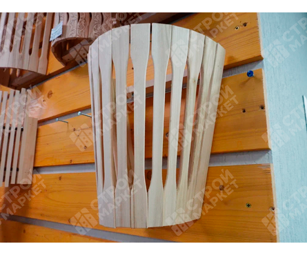 Абажур настенный для бани и сауны М-2 липа Фотография_1