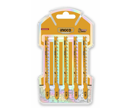 Пилки для лобзика по дереву INGCO JBT244D (5 шт/уп) Фотография_1