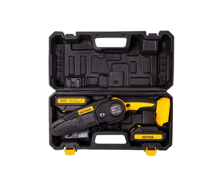 Пила цепная аккумуляторная HUTER ELS-20Li 150 мм, 20 В, Li-ion 2 АКБ 2 А*ч, ЗУ Фотография_7