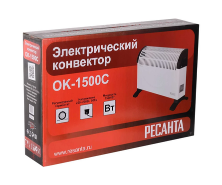 Конвектор электрический напольный ОК-1500С (стич) РЕСАНТА Фотография_6