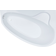 Ванна акриловая Triton Пеарл-шелл 160х104 см, левая (каркас, сифон, экран) Фотография_1