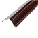 Планка ветровая фигурная коричневая ПЭ RAL8017 (2 м) Фотография_0