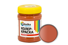 Колер-краска Colorika Aqua красно-коричневая 0,5 кг