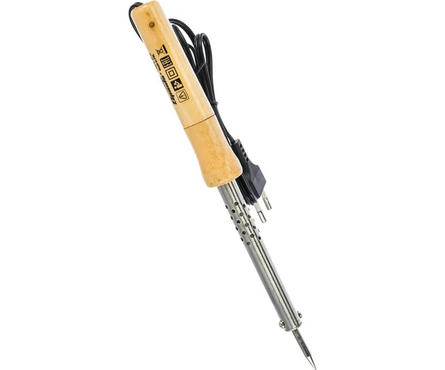 Паяльник электрический 60 Вт/230 В с ручкой из дерева SPARTA Фотография_1