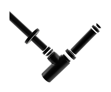 Сифон для умывальника F82-7 Frap без выпуска, черный Фотография_1