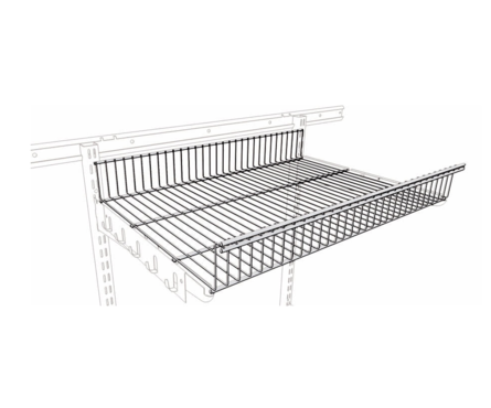 Корзина стационарная для гардеробной системы ПАКС Титан, белая, 603х440х85 мм  Фотография_1