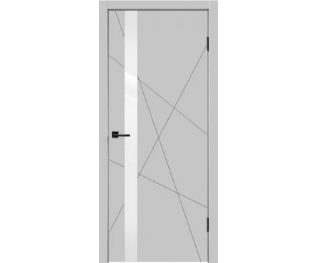 Дверь светло-серый Scandi S Z1 (600 мм, 2000 мм, 40 мм, эмаль) Фотография_0