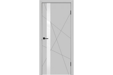 Дверь светло-серый Scandi S Z1 (700 мм, 2000 мм, 40 мм, эмаль)
