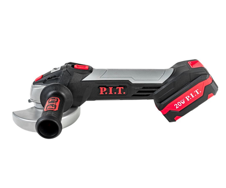 УШМ 125 мм 20 B, 8500 об/мин, Li-Ion аккум 4 Ач, 1 акб, з.у. кейс PWS20H-125C/1 P.I.T. Фотография_3